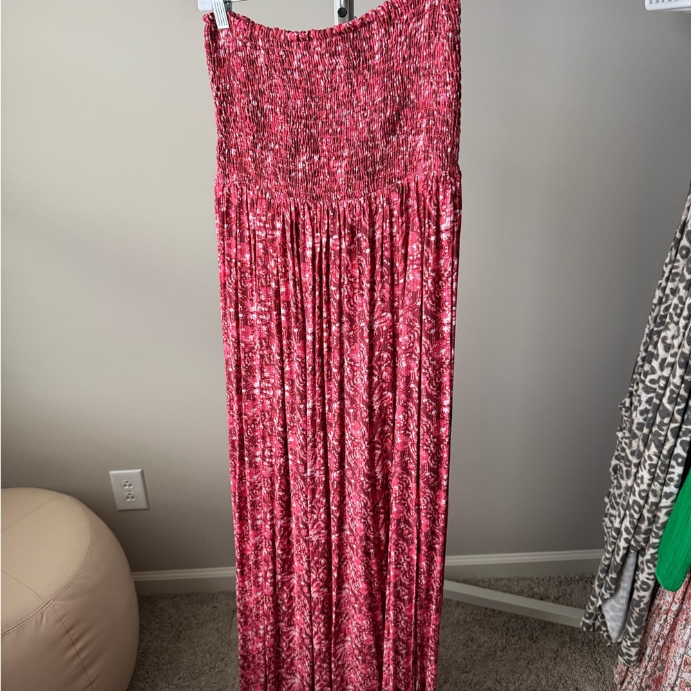 Strapless Pink Dress
